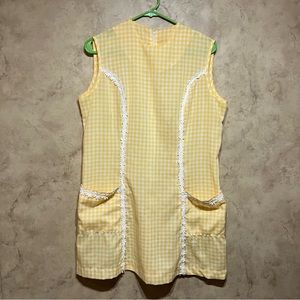 Vintage 1970s Yellow Dress